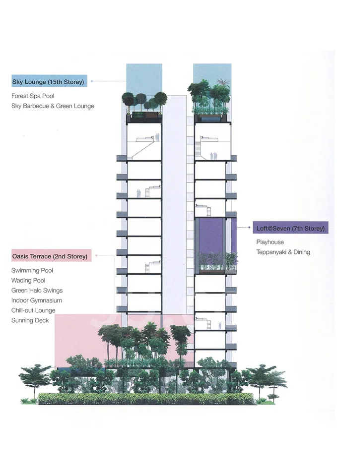Site plan of 18 Woodsville in Singapore