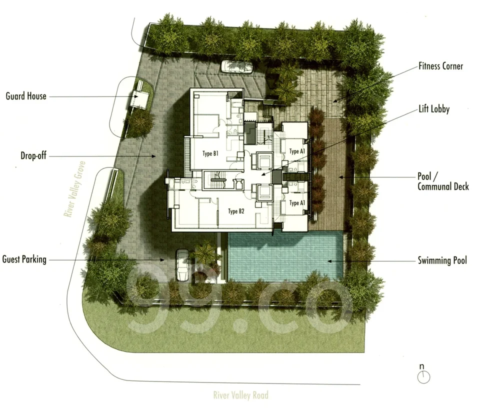 Site plan of 2 Rvg in Singapore