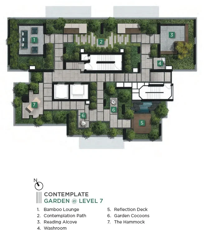 Site plan of 3 Cuscaden in Singapore