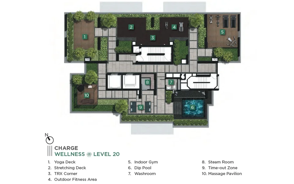 Site plan of 3 Cuscaden in Singapore