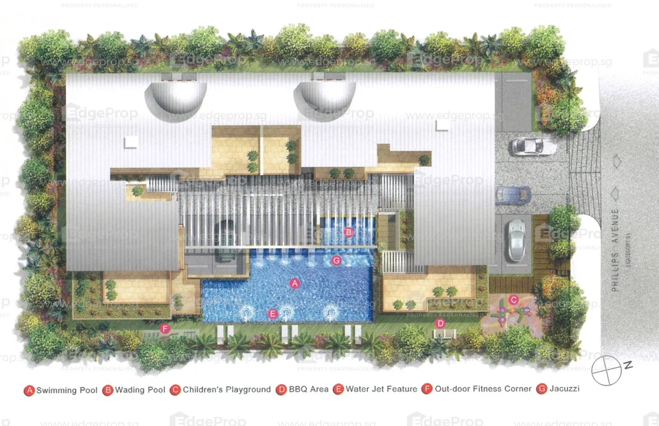 Site plan of 3@PHILLIPS in Singapore