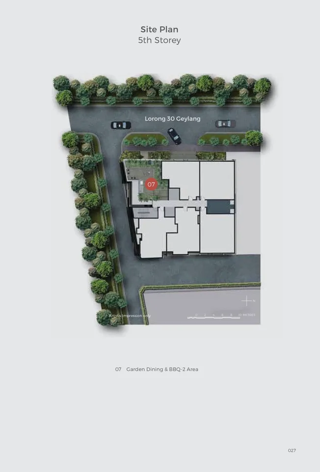 Site plan of 33 Residences in Singapore