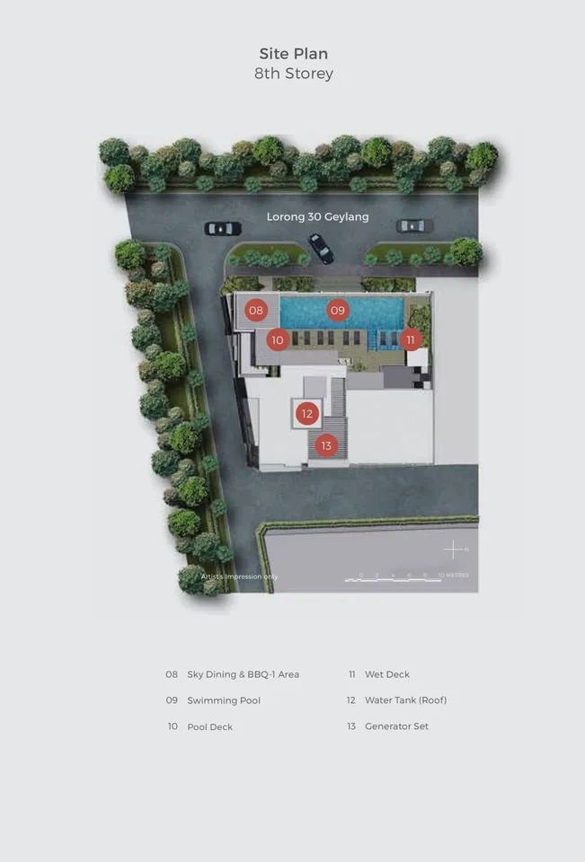 Site plan of 33 Residences in Singapore