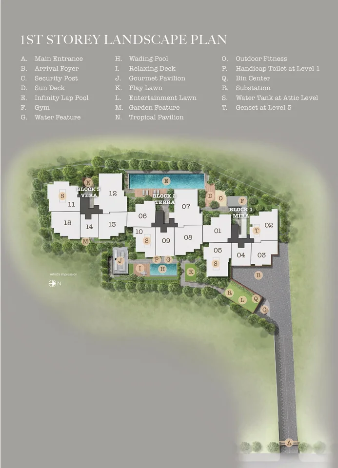 Site plan of 35 Gilstead in Singapore