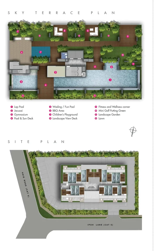 Site plan of 38 I Suites in Singapore