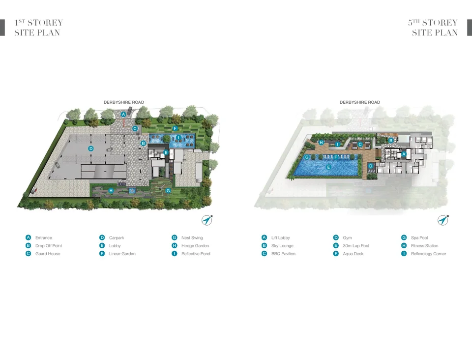 Site plan of 6 Derbyshire in Singapore