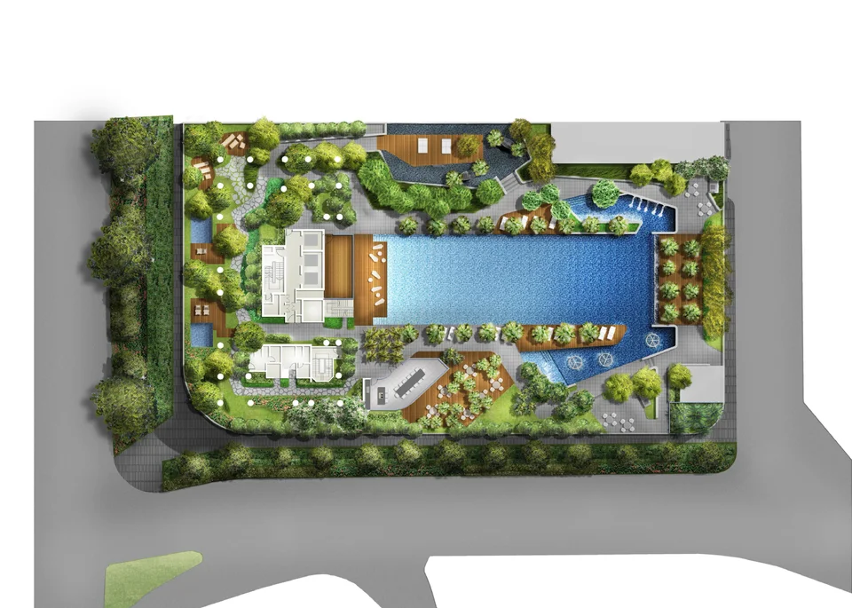 Site plan of 76 Shenton in Singapore