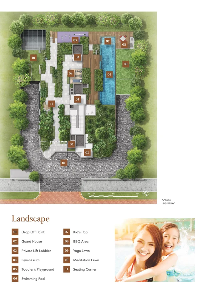 Site plan of 8 Hullet in Singapore