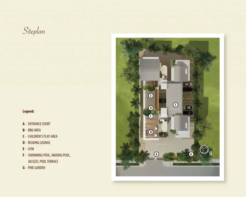 Site plan of 91 Marshall in Singapore