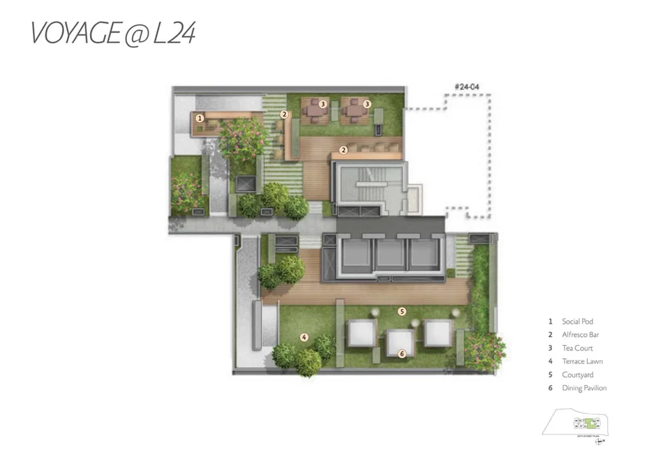 Site plan of Alex Residences in Singapore