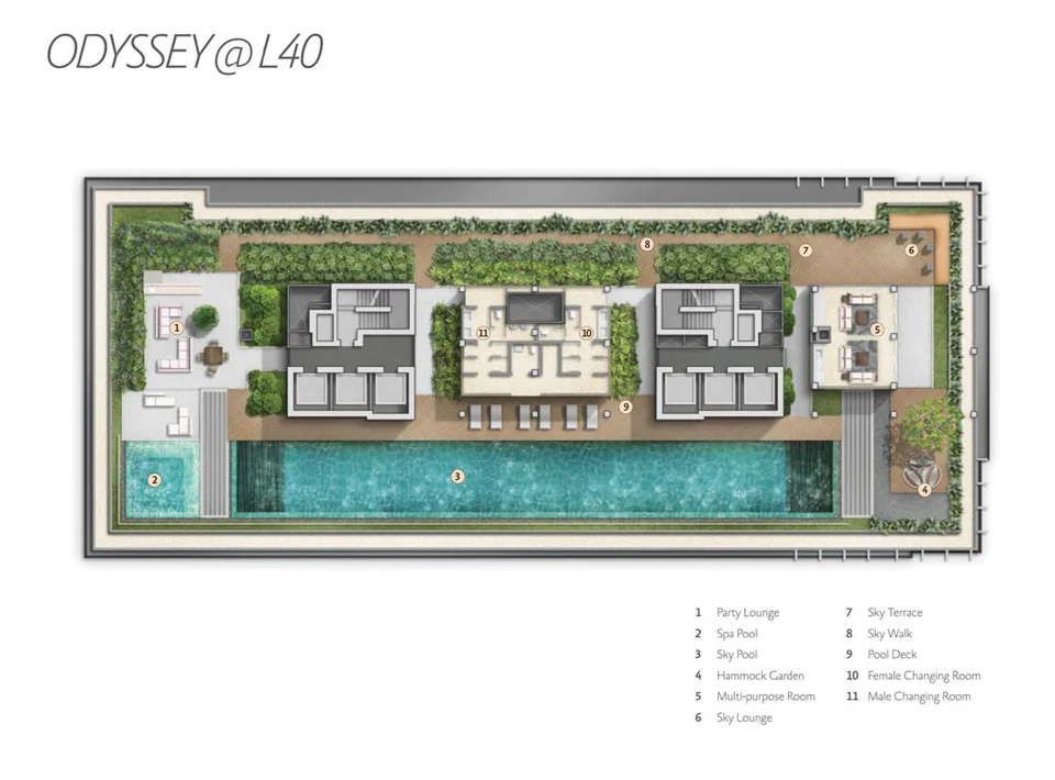 Site plan of Alex Residences in Singapore