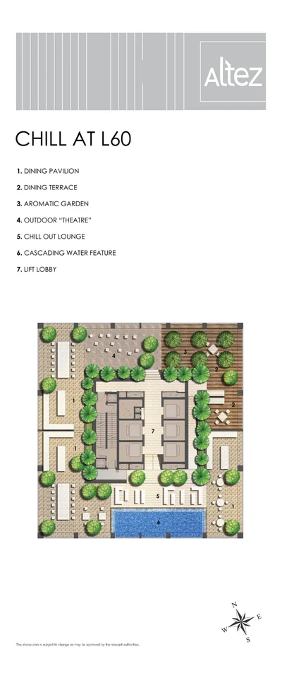 Site plan of Altez in Singapore