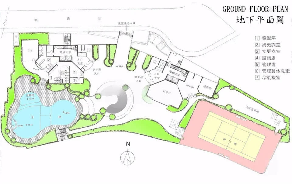 Site plan of Aquarine Gardens in Singapore