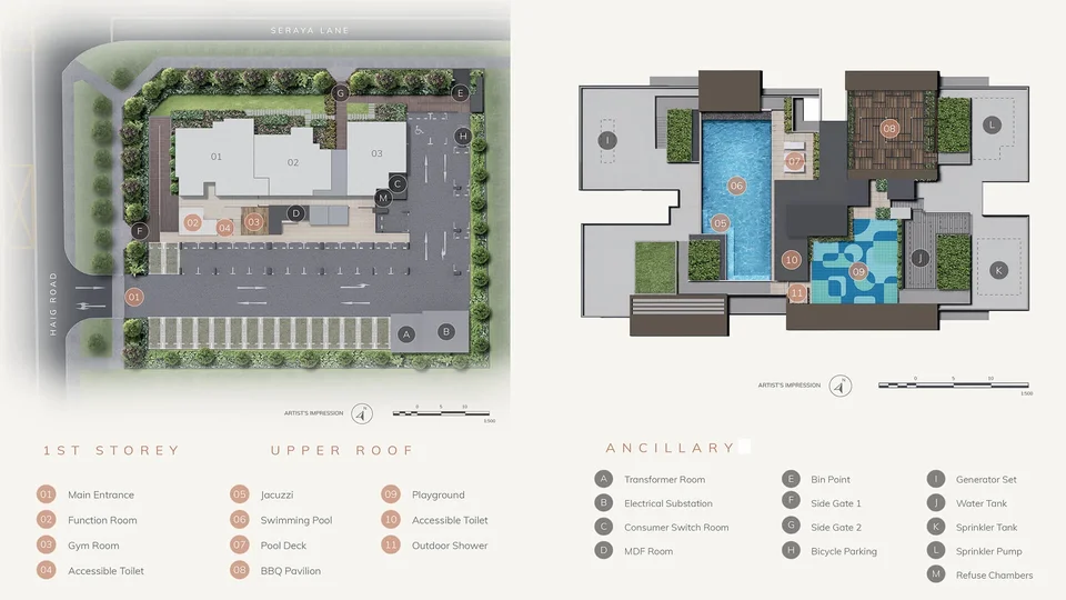 Site plan of Ardor Residence in Singapore
