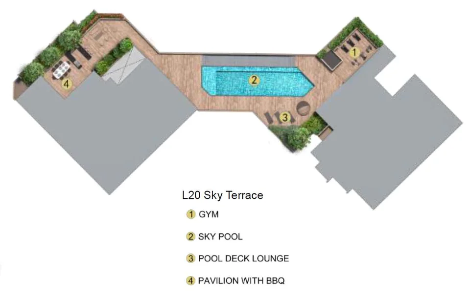 Site plan of Arina East Residences in Singapore