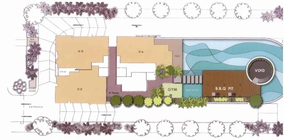Site plan of Arthur 118 in Singapore