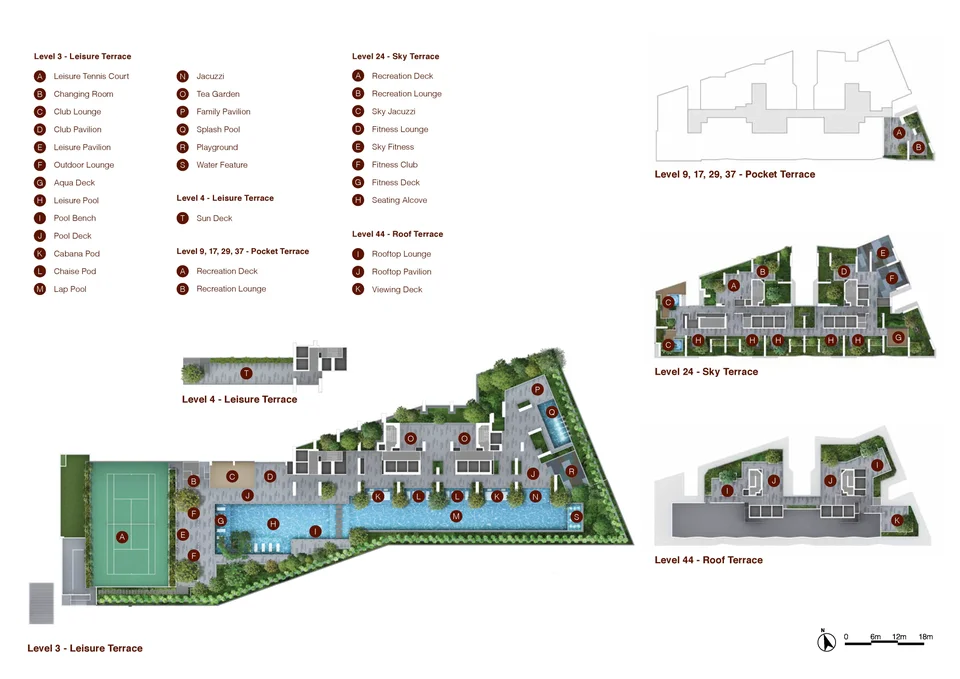 Site plan of Artra in Singapore