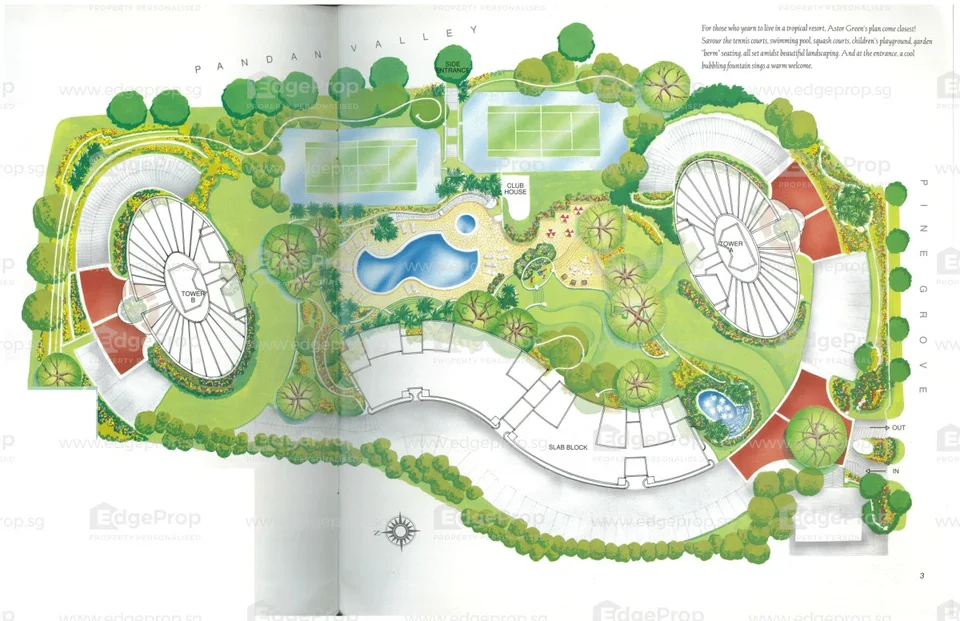 Site plan of Astor Green in Singapore