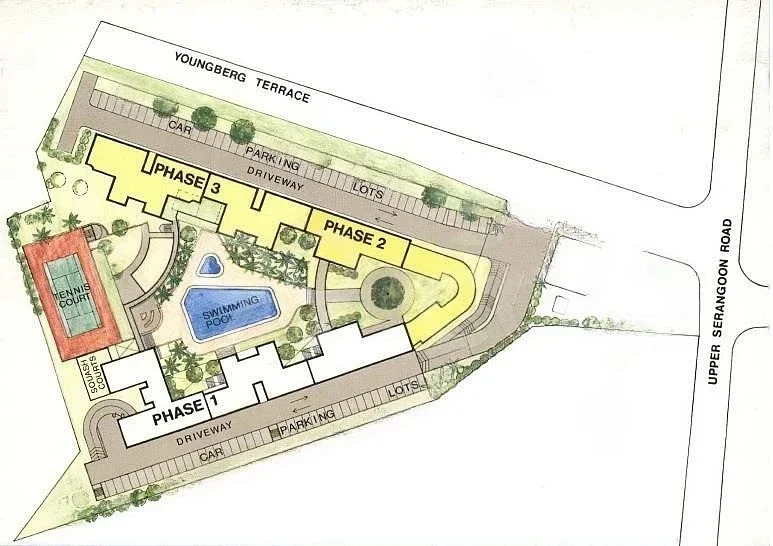 Site plan of Avon Park in Singapore