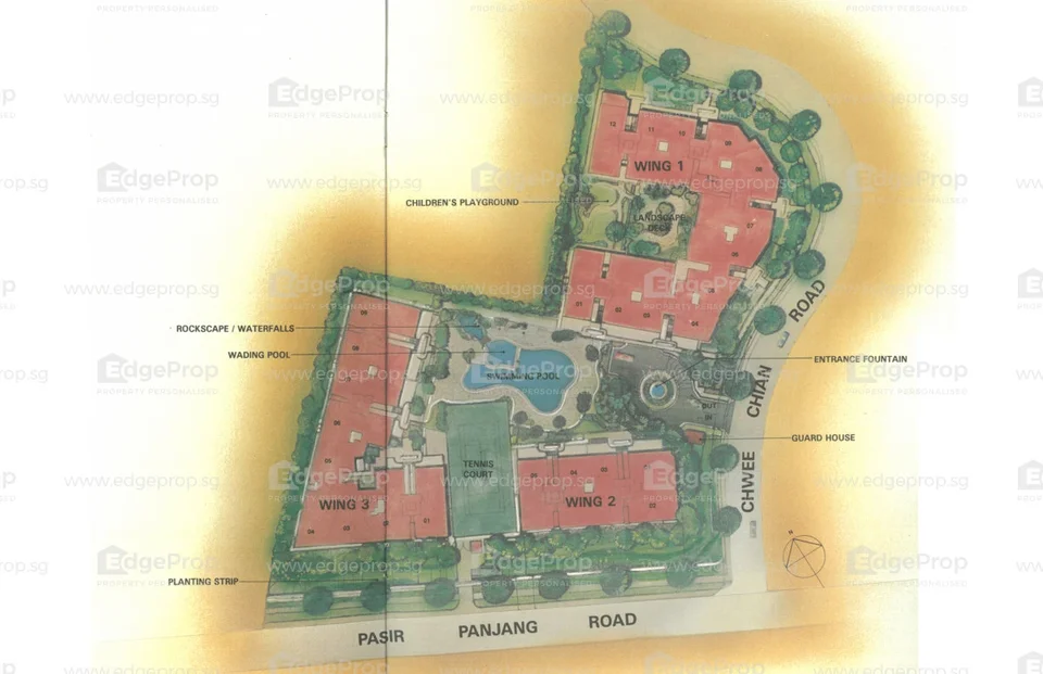 Site plan of Banyan Condominium in Singapore