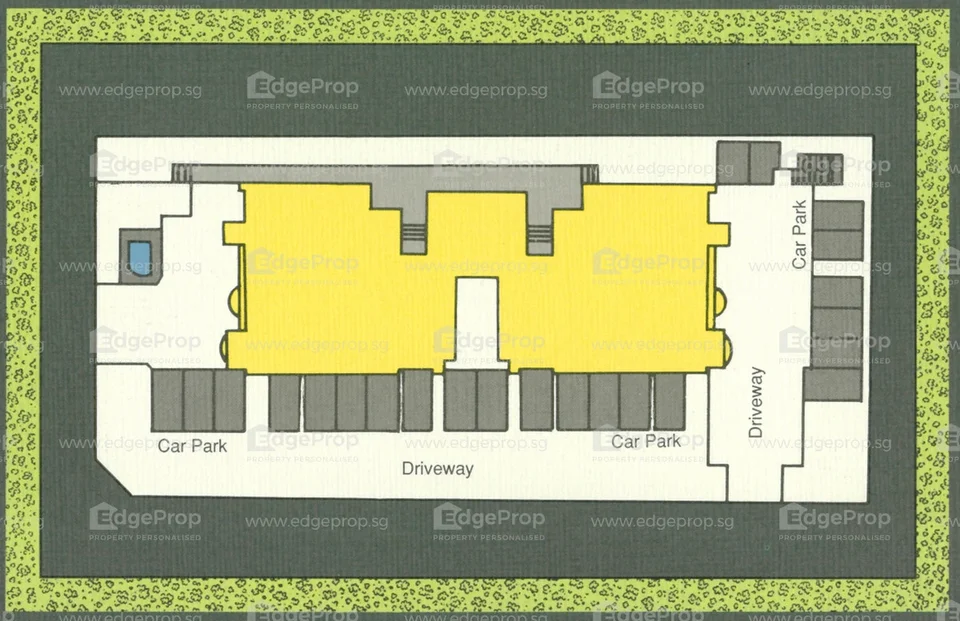 Site plan of Bassein Court in Singapore