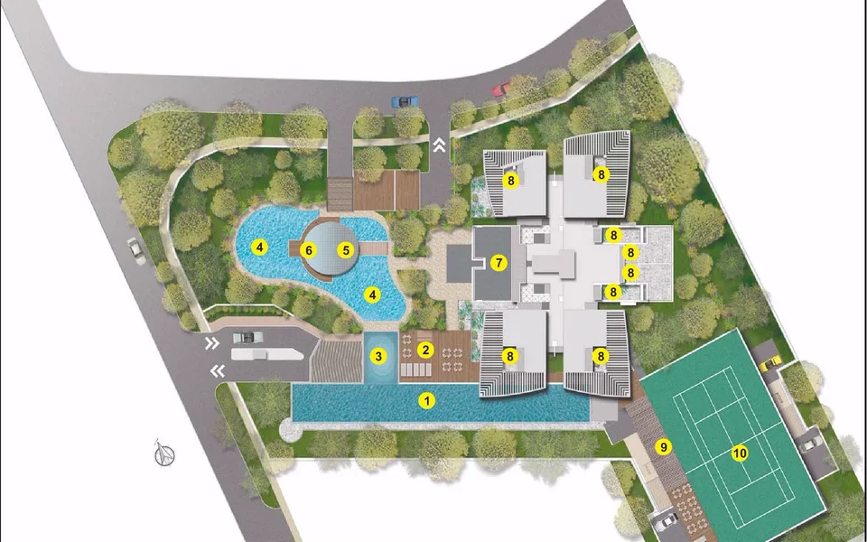 Site plan of Beacon Heights in Singapore