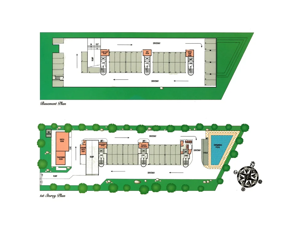 Site plan of Birmingham Mansions in Singapore
