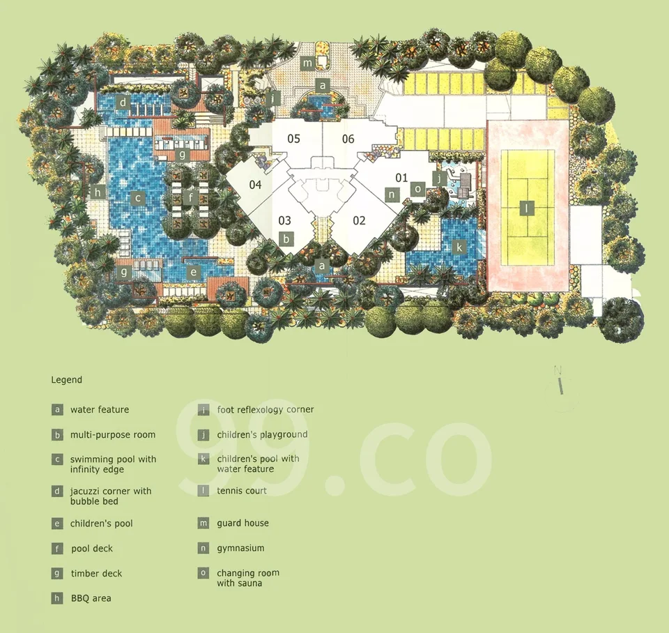 Site plan of Bishan Point in Singapore