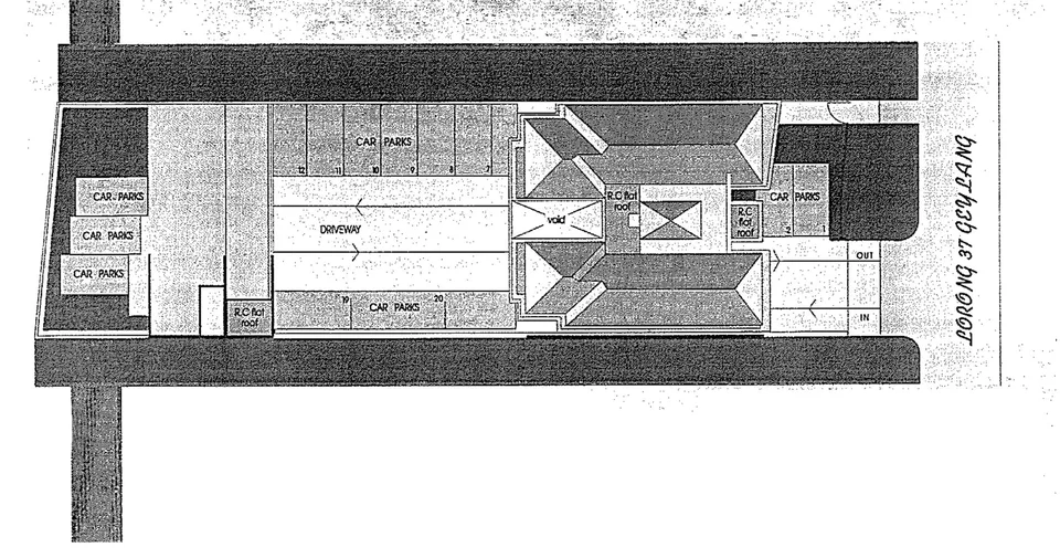 Site plan of Blossom Mansions in Singapore