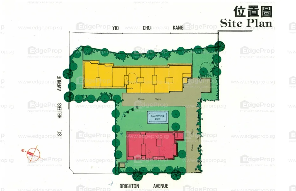 Site plan of Brighton View in Singapore