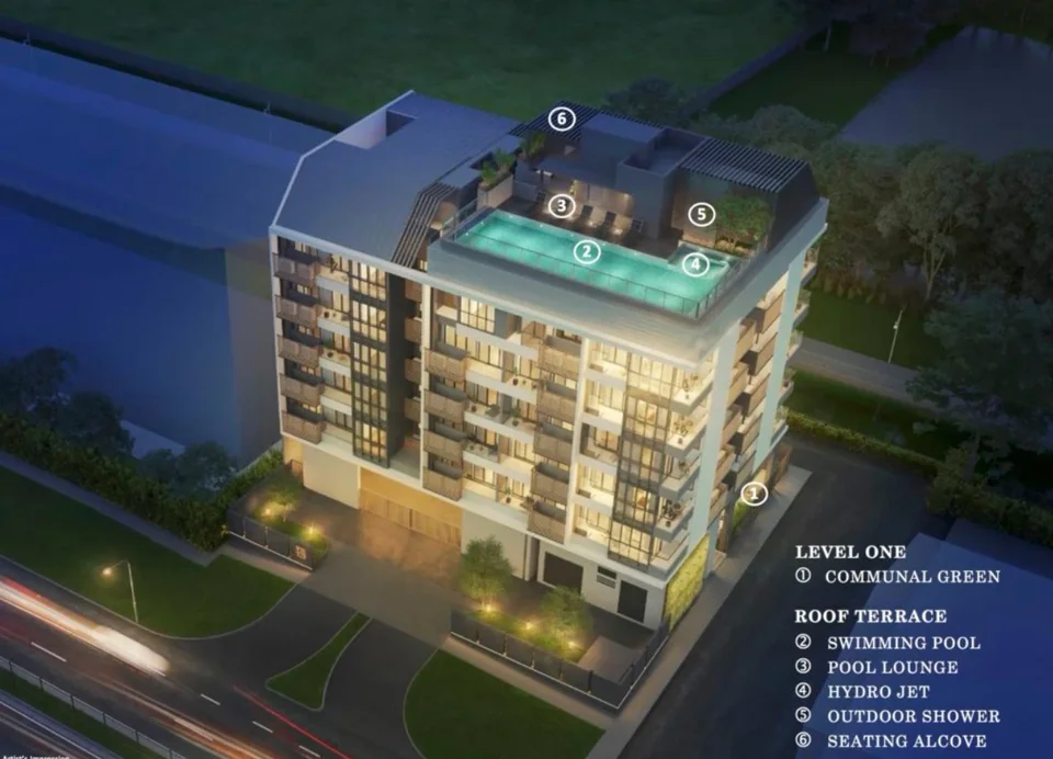 Site plan of Bukit 828 in Singapore
