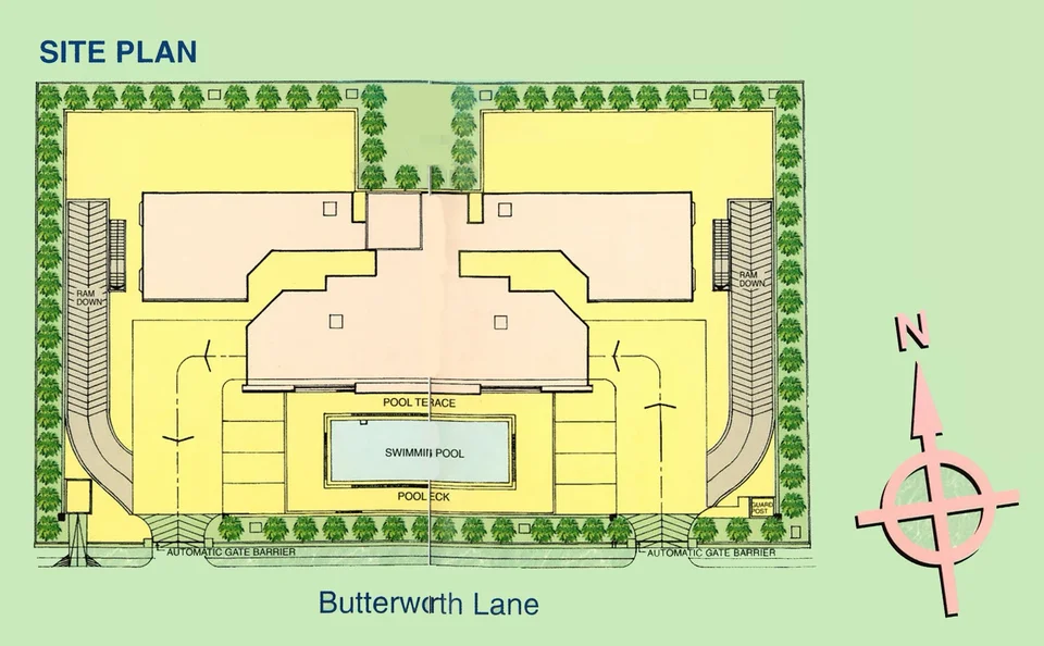 Site plan of Butterworth View in Singapore