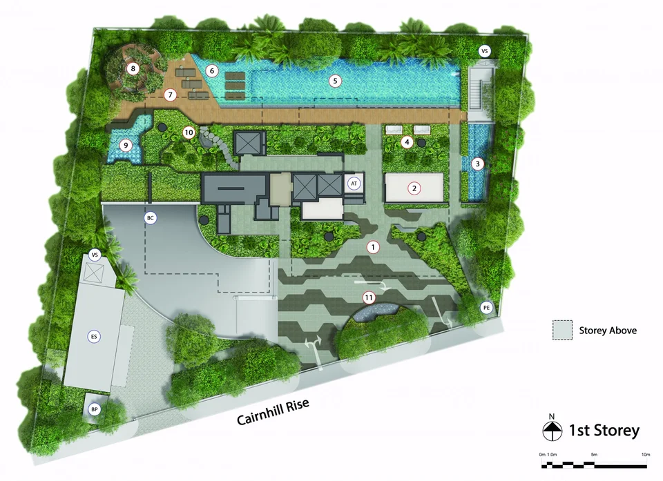 Site plan of Cairnhill 16 in Singapore