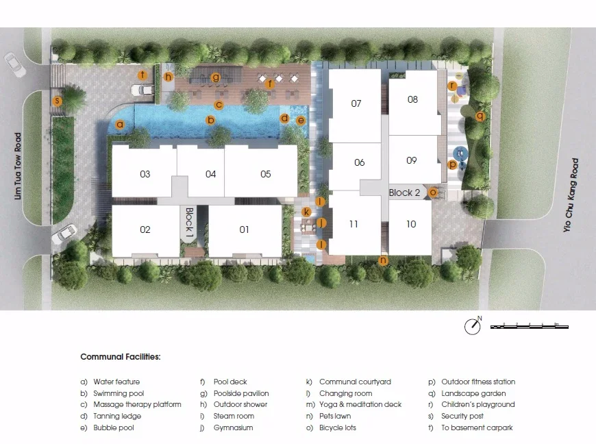 Site plan of Cambio Suites in Singapore