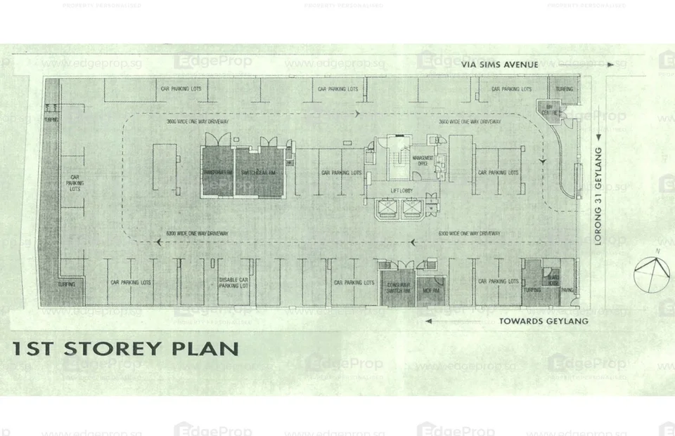 Site plan of Camellia Lodge in Singapore