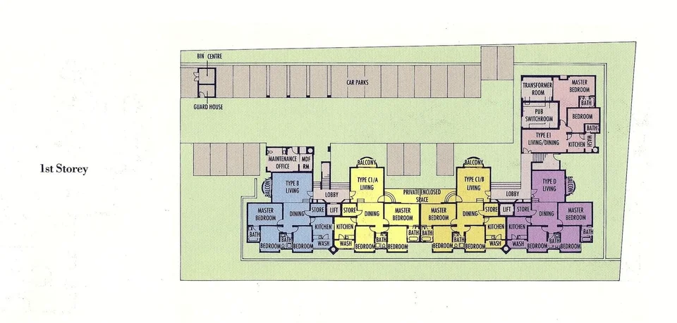 Site plan of Cannaville in Singapore