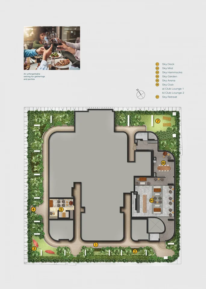 Site plan of Canninghill Piers in Singapore