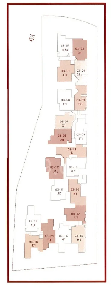 Site plan of Casa Pasir Ris in Singapore