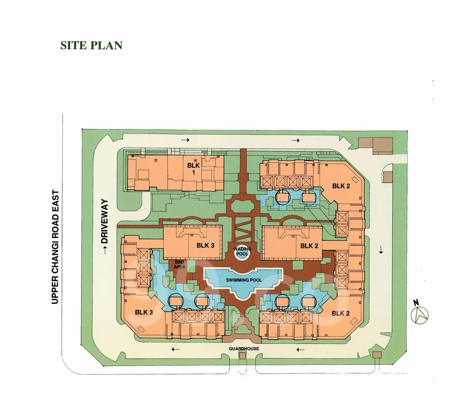 Site plan of Cascadale in Singapore