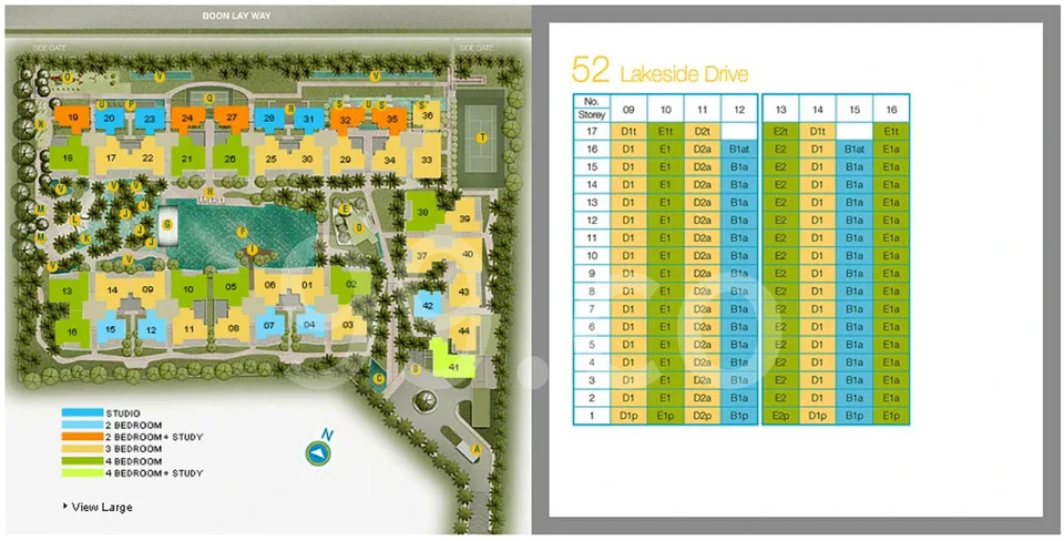 Site plan of Caspian in Singapore