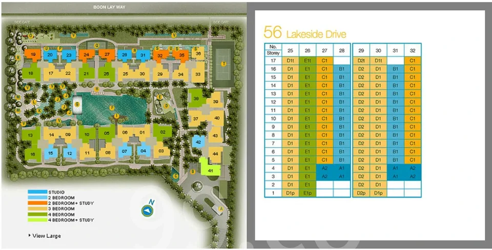 Site plan of Caspian in Singapore
