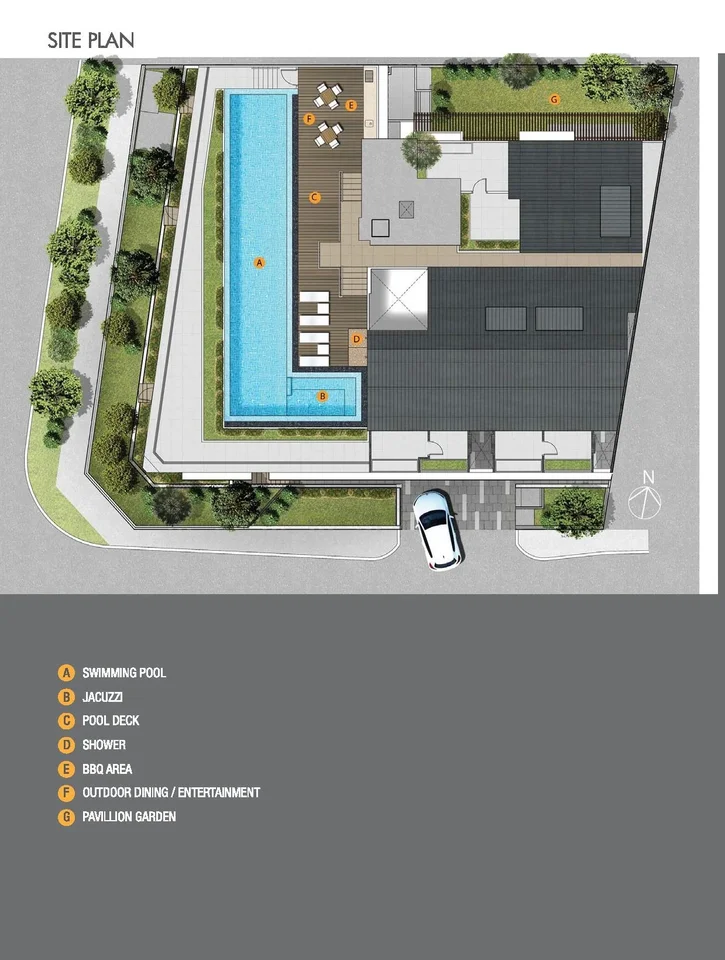 Site plan of Cassia Edge in Singapore