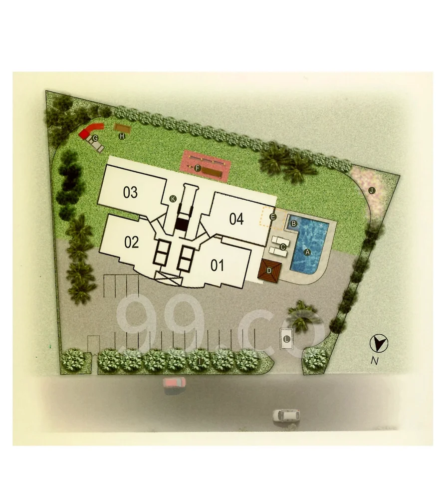 Site plan of Cassia View in Singapore