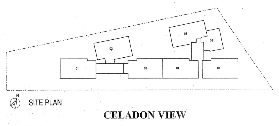 Site plan of Celadon View in Singapore