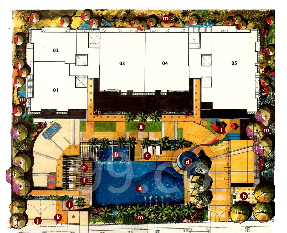Site plan of Charisma View in Singapore