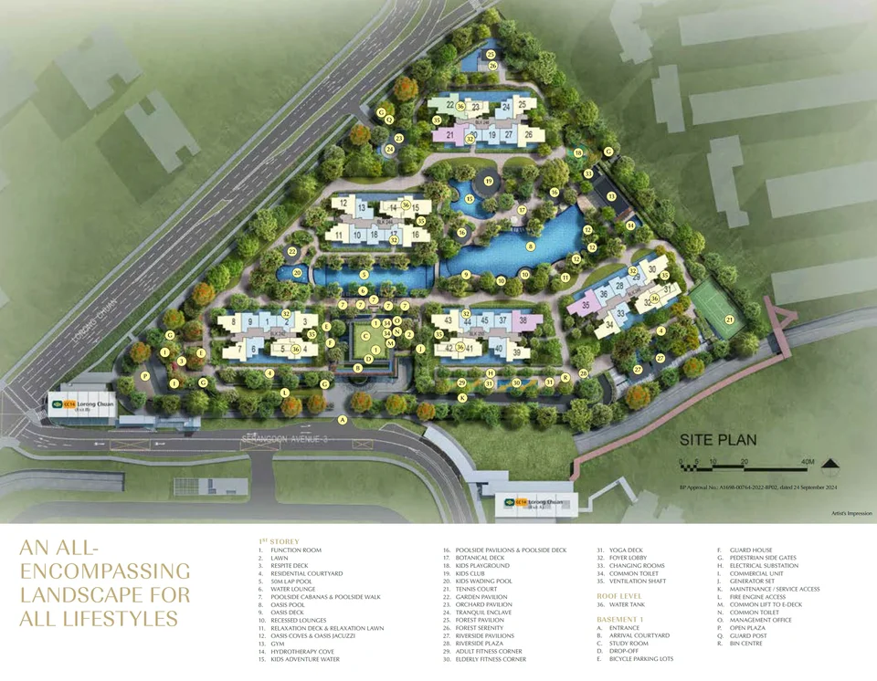 Site plan of Chuan Park in Singapore