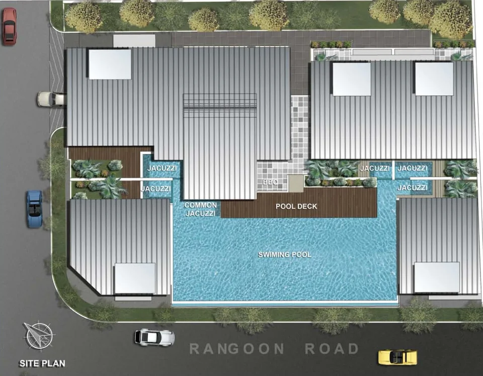 Site plan of Citigate Residence in Singapore