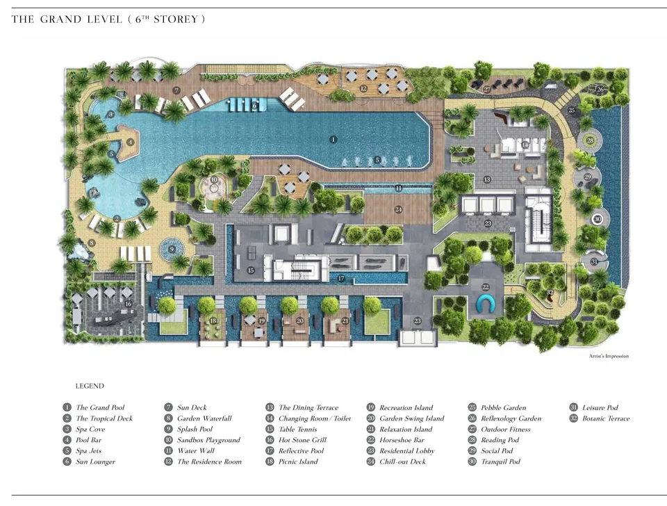 Site plan of City Gate in Singapore