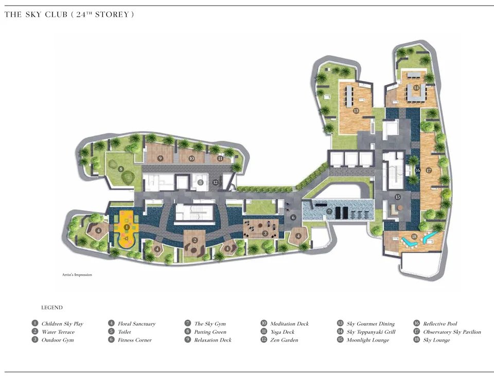 Site plan of City Gate in Singapore