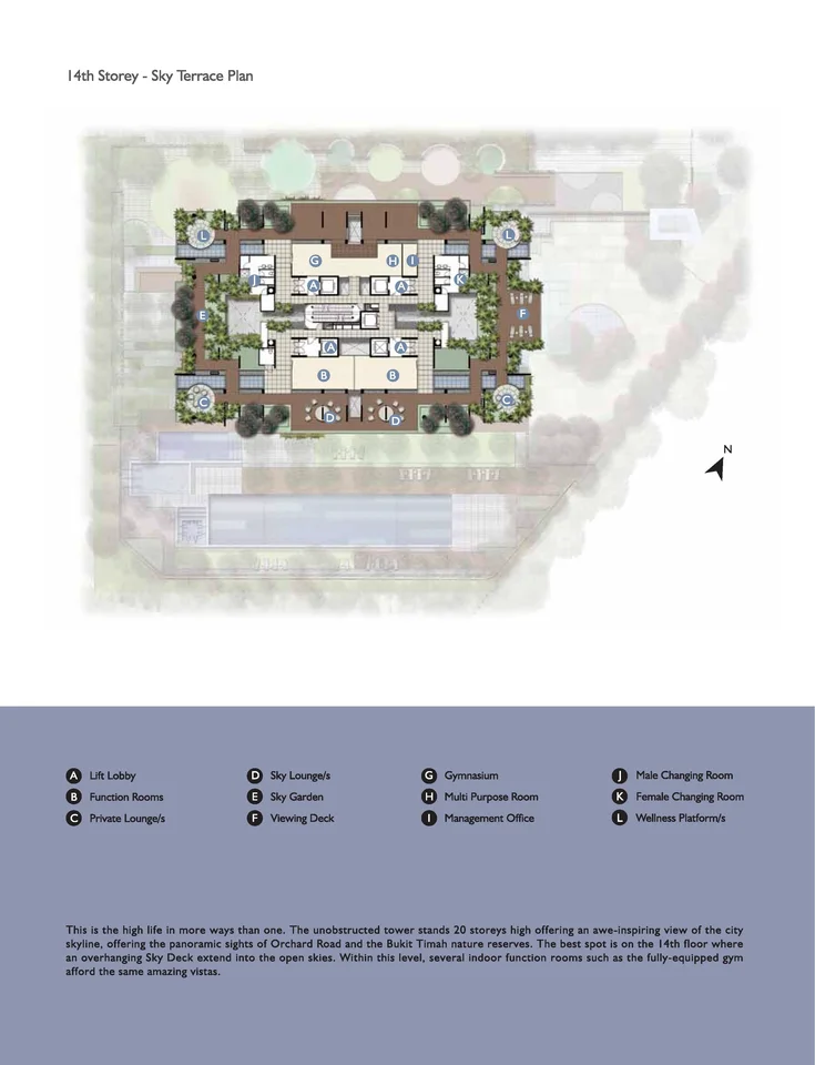 Site plan of Cityvista Residences in Singapore